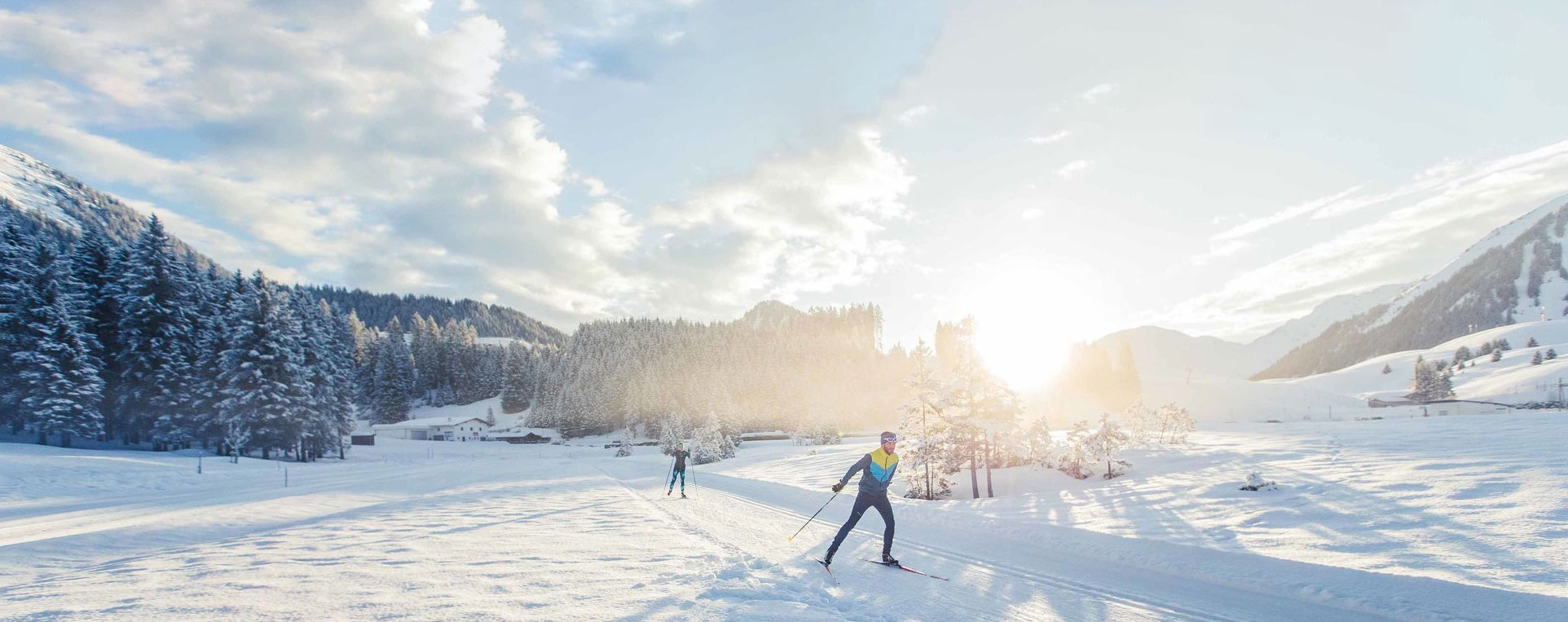 Langlaufen in der Zugspitz Arena Langlaufen auf den Loipen von Bichlbach