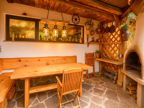 Grillecke Ferienwohnungen Luttinger