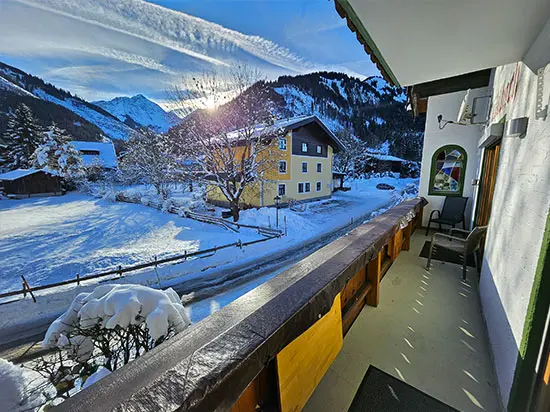 Ferienwohnungen Luttinger Bichlbach Winter Mähberg